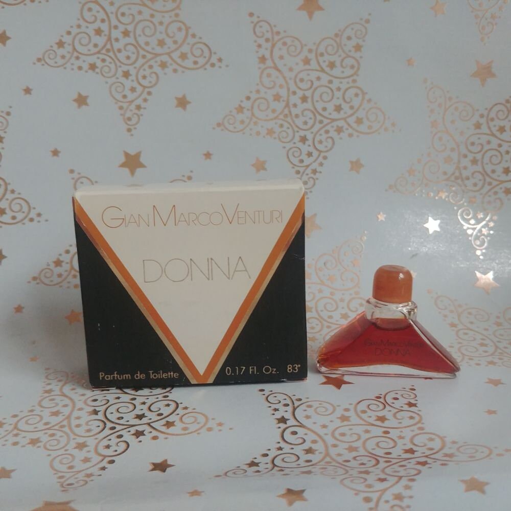 Miniatur Donna Venturi Von Gian Marco Venturi, 5 Ml Parfum De Toilette, Mit Box 1999 von Xoxiane