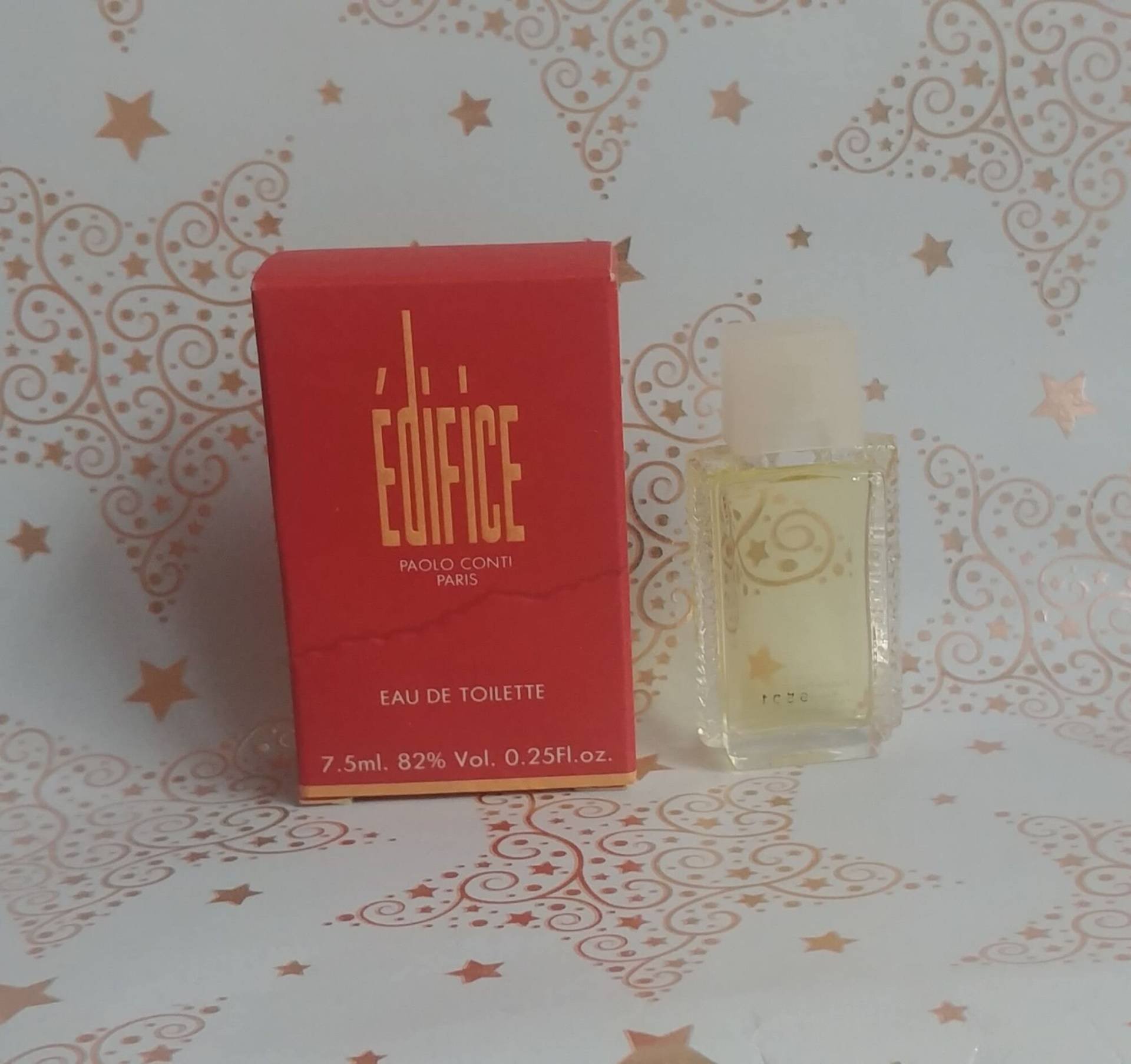 Miniatur Edifice Von Paolo Conti, 7, 5 Ml Eau De Toilette, Mit Box 1997 von Xoxiane