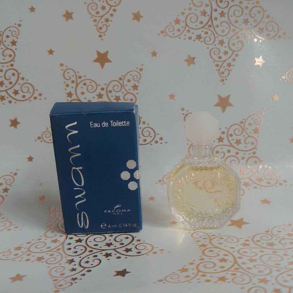 Miniatur Swann Von Pacoma, 4 Ml Eau De Toilette Mit Box 1984 von Xoxiane