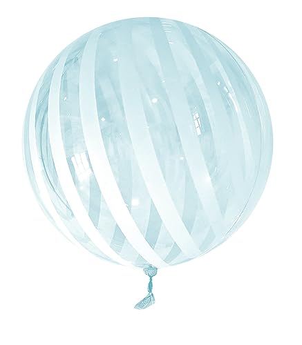 "Express Yourself" Aufblasbarer Ballon für Vortex Blau gestreifter Ballon - Blauer Vortex gestreifter Ballon für Sie von Xpress Yourself