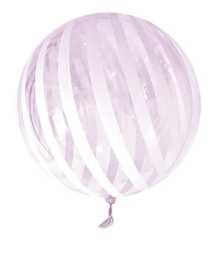 "Express Yourself" Aufblasbarer Ballon für Vortex Lila gestreifter Ballon - Lila Vortex gestreifter Ballon für Sie von Xpress Yourself