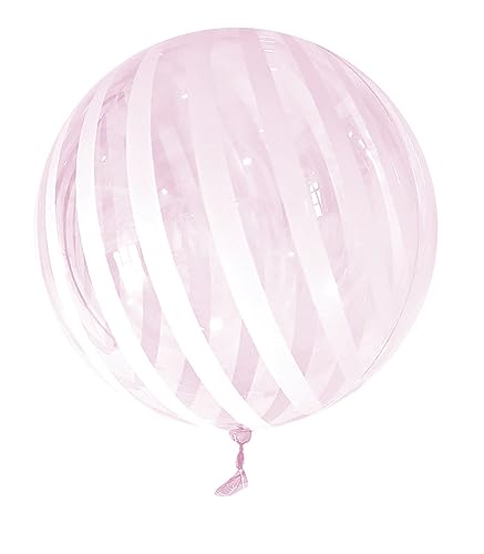 "Express Yourself" Aufblasbarer Ballon für Vortex Rosa gestreifter Ballon - Rosa Vortex gestreifter Ballon für Sie von Xpress Yourself