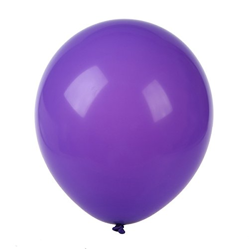 Xptieeck 10 Metallic/Perlglanz Hochwertige Emulsionsballons (Dekoration/Geburtstag), (Hellviolett) von Xptieeck