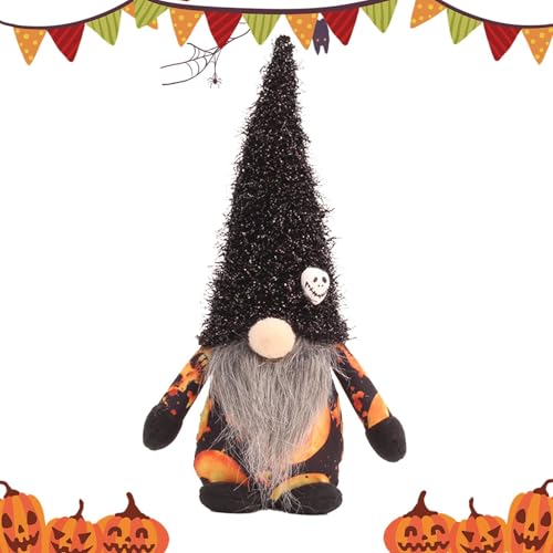 Xtauaguh Handgefertigte Halloween-Zwerge,Halloween-Stoffzwerge - Dekorative gesichtslose Stoffpuppe, niedliche Dekorationen,Home Decor Zwergenpuppen für Esstisch, Nachttisch, Wohnzimmer, Fenster, von Xtauaguh