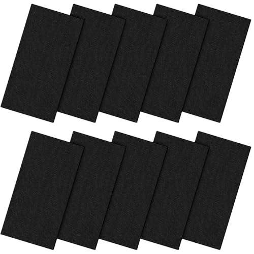 10 Stück Repair Patch 20 x 10cm Nylon Reparatur Flicken Selbstklebender Wasserdichte Reparatur Patch Daunenjacke Flicken Reparaturset Reparaturflicken für Kleidung Zelte Jacken, Schwarz von Xthrotsenk