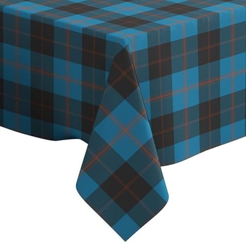 Anguss Antike Tartan Muster - Rechteckige Leinen-Tischdecke (140 x 200 cm) Abwaschbar Dekorative Tischdecke von Xtremepads