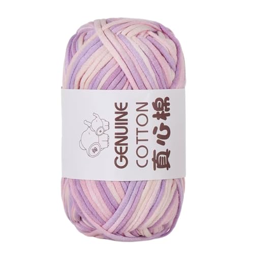 Baumwoll-Strickgarn, Baumwollgarn für Decken-Stricken und Häkeln, Rolle, 48 g, weiches Babygarn zum Häkeln, Basteln, Heimdekorationsgarn Baumwoll-Strickgarn, Baumwollgarn für Decken-Stricken und Häkeln, Rolle, 48 g, weiches Babygarn zum Häkeln, Basteln, Heimdekorationsgarn von XuQiZZpp