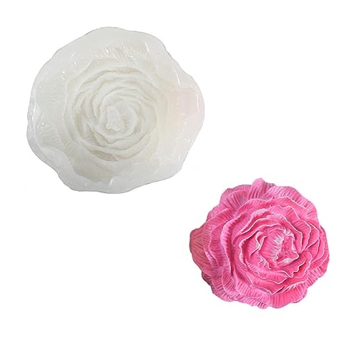 Blumen-Silikonform für Harzform, 3D-Seife, Kuchen, Fondant, Schokolade, Epoxid-Gießharz von XuQiZZpp