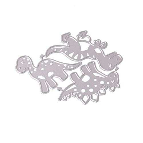Dinosaurier-Metallschablone, Karbonstahl, verschiedene Formen, Tiere, Stanzformen für Kartenherstellung, Scrapbooking von Xuancai
