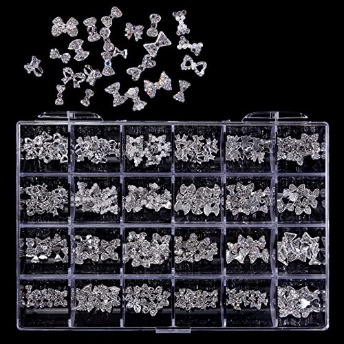 Luxuriöse 3D-Nieten, Strasssteine, 3D-Strasssteine, Diamanten, Kristall-Schmucksteine, 24 Fächer von Xuancai