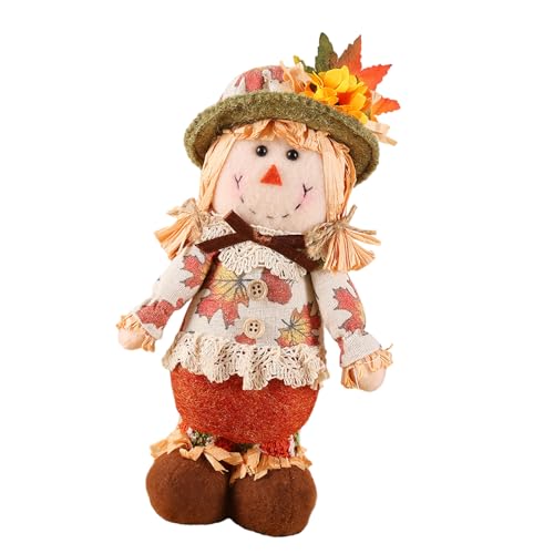 Xuancai Praktische Polyester-Figuren mit bunten Ahornblättern, tragbares Geschenk für Erntedankfest von Xuancai