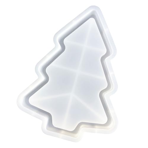 Silikon-Servierplatte in Weihnachtsbaumform, Epoxidharz-Form für Schmuckaufbewahrung, Tabletts von Xuanxi