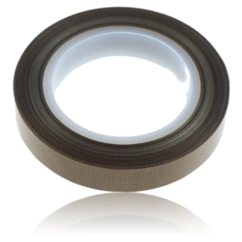 Xuigort Klebeband für Vakuumierer Teflonband, PTFE Beschichtet Gewebeband Braun Hitzebeständiges, für Fast Alle Vakuumierer Modelle und für Industriellere Zwecke (10 mm x 10 m) von Xuigort