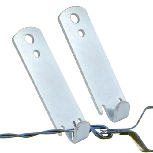 Xujuika Zaundrahtdreher für T-Pfosten-Clips, Zaundrahtdrehwerkzeug | 2X robuste T-Pfosten-Clips aus Stahl, Drahtspanner - Ergonomisches multifunktionales Drahtdrehwerkzeug, rostfreies Zaunwerkzeug für von Xujuika