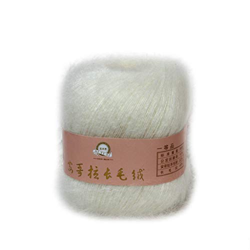 Xuniu Soft Mohair Cashmere Strickwolle Garn, DIY Schal Schal häkeln Thread Supplies von Xuniu