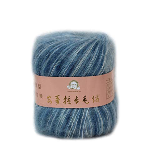 Xuniu Soft Mohair Cashmere Strickwolle Garn, DIY Schal Schal häkeln Thread Supplies von Xuniu