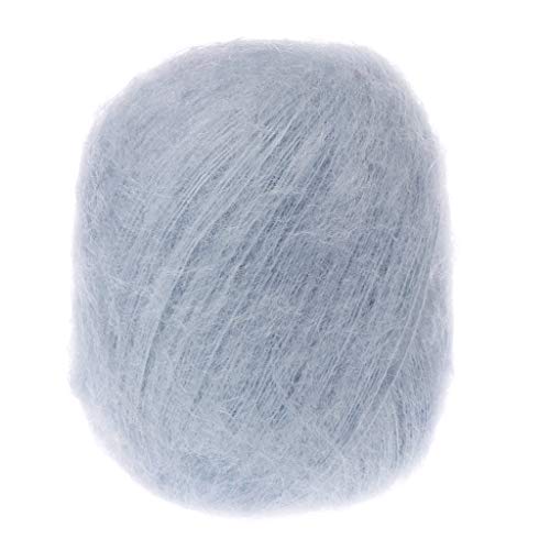 Xuniu Soft Mohair Cashmere Strickwolle Garn, DIY Schal Schal häkeln Thread Supplies von Xuniu