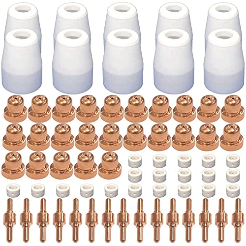 Xuodawer 70 StüCk Plasma Schneiden Verbrauchsmaterialien (Standard) Passend für Cut 40 50 mit Plasma PT31 LG40 von Xuodawer