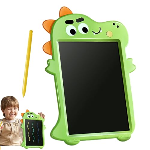 Xvilmaun Dinosaurier-Zeichenblock, LCD-Zeichenblock,Cartoon LCD-Zeichenbrett | 10 Zoll lustiges LCD-Memoboard, multifunktionaler Zeichenübungsblock für Zuhause, Schule, Reisen von Xvilmaun