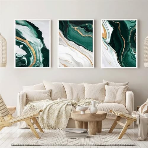 Diamond Painting 3 Teilig Kit Groß xxl Erwachsene 5D Full Drill Grüne Flüssigkeit Diamant-Malset Foto mit Zubehör Anfänger Kinder DIY art Painting Leinwand Bilder Wanddekoration Zu Hause 20x30cm 6380 von Xyyhdm