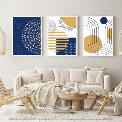 Diamond Painting 3 Teilig Kit Groß xxl Erwachsene 5D Full Drill Kunstblaues Gold Diamant-Malset Foto mit Zubehör Anfänger Kinder DIY art Painting Leinwand Bilder Wanddekoration Zu Hause 20x30cm 6506 von Xyyhdm