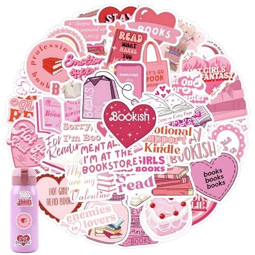 YAANBUNB 60 Stück Sticker Aesthetic Kawaii Ästhetische Aufkleber Wasserfest Aesthetic Sticker Set Rosa Graffiti Sticker Pack Kleine Aesthetic Stickers für Skateboard Laptop Handy Koffer Scrapbooks von YAANBUNB