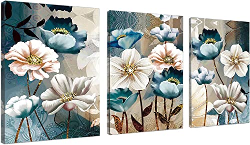 YALKIN 3 Pack 5D Diy Diamond Painting nach Zahlen Diamond Art Kits, Flower Full Drill für Erwachsene Kindergeschenke für Home Wanddekor, Farbe von Diamonds Kits 30 x 40 cm von YALKIN