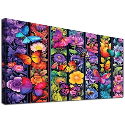 YALKIN 5D Diamond Painting Erwachsene Kinder Großes XXL 40x70cm Diamant Painting Bilder Diamond Art Erwachsene Full DIY Diamant Kunst Malerei Stickerei Set Kreuzstich Bilder Home Wand Dekor von YALKIN