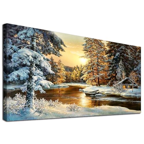 YALKIN 5D Diamond Painting Erwachsene Kinder Großes XXL 40x70cm Diamant Painting Bilder Diamond Art Erwachsene Full DIY Diamant Kunst Malerei Stickerei Set Kreuzstich Bilder Home Wand Dekor von YALKIN