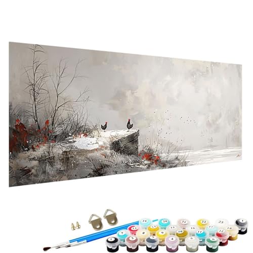 Malen Nach Zahlen Erwachsene, DIY Graffiti Handgemaltes öLgemäLde Set für AnfäNger Bastelset Erwachsene, Acrylfarbe, Kreative Heimdekoration 100x200cm Malen Nach Zahlen für Erwachsene abstrakt 5-82 von YALNSENN