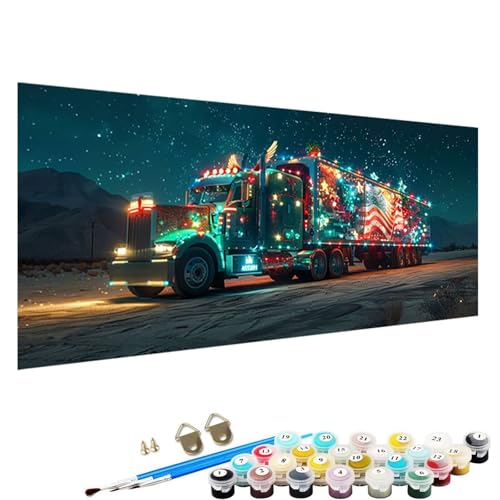 Malen Nach Zahlen Erwachsene-Malen Nach Zahlen Sternenhimmel, DIY Acrylfarbe Malen Nach Zahlen Erwachsene Set Als Heimdekoration 100x200cm Malen Nach Zahlen Schipper Lkw 7-1f von YALNSENN