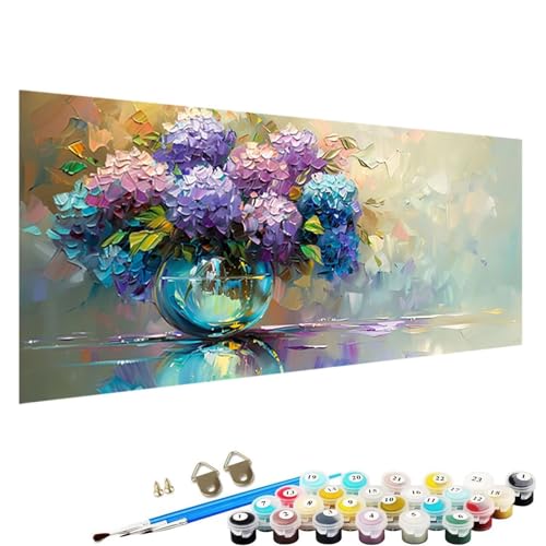 Malen Nach Zahlen Erwachsene abstrakt Malen Nach Zahlen Kinder Malen Nach Zahlen Malen Nach Zahlen ab 9 Jahre MäDchen Malen Nach Zahlen Erwachsene Kits AnfäNger Als Geschenk Blume 30x60cm L-Or von YALNSENN