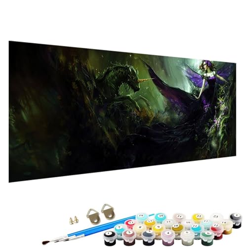 YALNSENN Malen Nach Zahlen Erwachsene Kinder Tier - Paint by Numbers Basteln Leinwand DIY Bastelset Erwachsene Frauen 100x200cm Ohne Holzrahmen Malen Nach Zahlen Erwachsene Frau 1-2q von YALNSENN