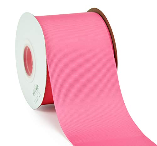 YAMA Ripsband, 7,6 cm, robust, 22,7 m, für Geschenkverpackungen, Hot Pink von YAMA