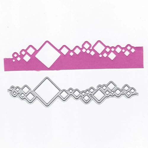 Kartenherstellungswerkzeuge, Metall-Stanzformen, 14 x 3,3 cm, quadratische Metall-Stanzformen, Scrapbooking, Album, Papierkarten, dekoratives Handwerk von YANCHIPANGHE