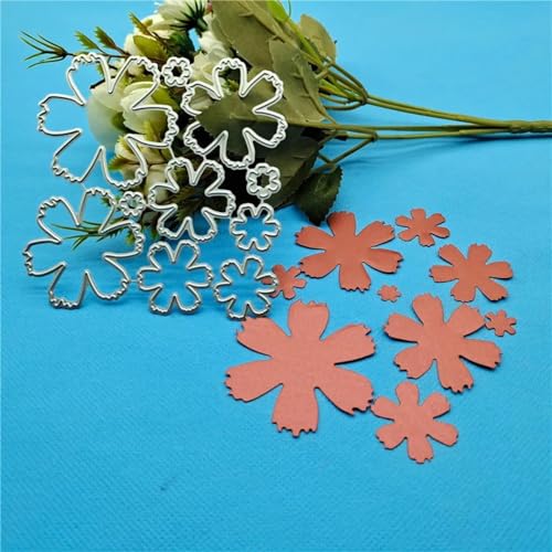 Stanzform für Scrapbooking, 10,5 x 10,3 cm, Blumen-Metall-Stanzformen, Dekoration, Scrapbooking, Papierbasteln von YANCHIPANGHE