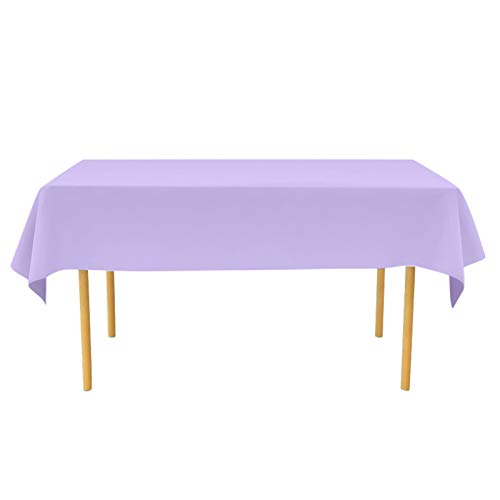 YANFJHV Abdeckung 54 Einweg-Abdeckungen x Tisch Kunststoff-Tischdecken Baby 108 Dusche Küche, Esszimmer & Bar Tischpapierrolle Rot (Purple, One Size) von YANFJHV