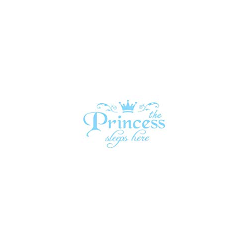 YANFJHV Aufkleber Dekor vinyl Prinzessin Wandbild Wohnwandtür Art Decal Schlafzimmer Wohngestaltung Wandsticker Kinderzimmer Punkte Rose (Blue, One Size) von YANFJHV