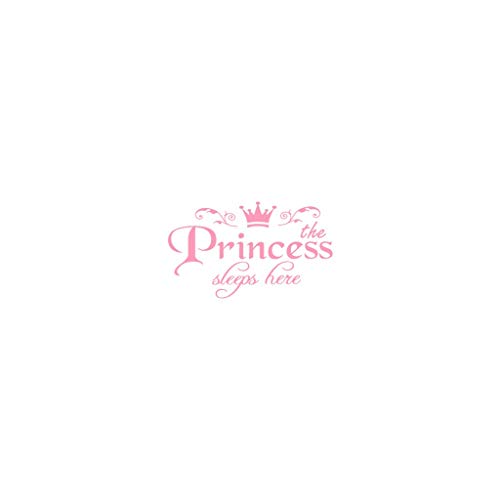 YANFJHV Aufkleber Dekor vinyl Prinzessin Wandbild Wohnwandtür Art Decal Schlafzimmer Wohngestaltung Wandsticker Kinderzimmer Punkte Rose (Pink, One Size) von YANFJHV