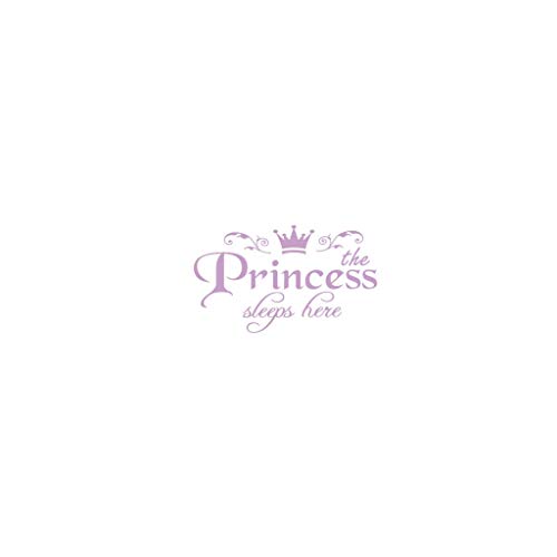 YANFJHV Aufkleber Dekor vinyl Prinzessin Wandbild Wohnwandtür Art Decal Schlafzimmer Wohngestaltung Wandsticker Kinderzimmer Punkte Rose (Purple, One Size) von YANFJHV