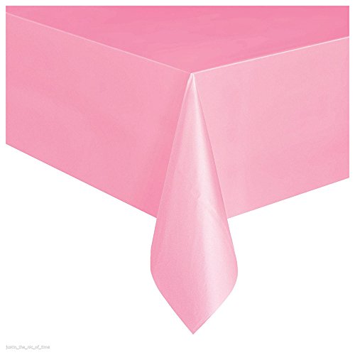 YANFJHV Stoffwischabdeckung Abdeckungen aus Kunststoff für große Partytische, rechteckig, saubere Küche, Esszimmer und Bar Tischläufer Anthrazit cm (Pink, One Size) von YANFJHV