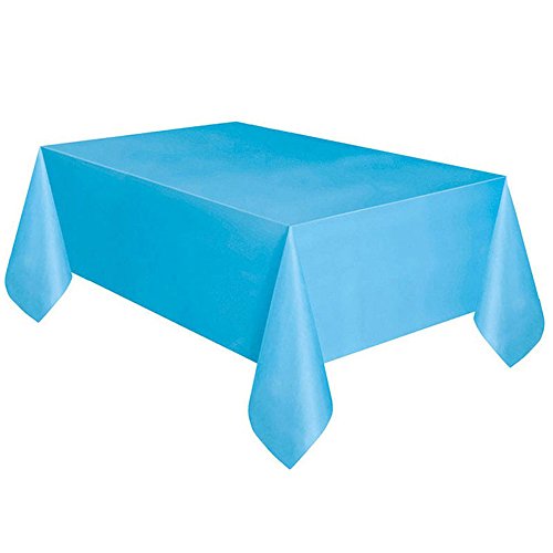 YANFJHV Stoffwischabdeckung Abdeckungen aus Kunststoff für große Partytische, rechteckig, saubere Küche, Esszimmer und Bar Tischläufer Anthrazit cm (Sky Blue, One Size) von YANFJHV