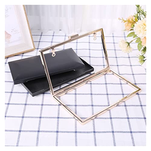 YANGQI yaoqijie 1 Stück Metallrahmen Box Geldbörsen Griffe für DIY Handwerk Tasche Ersatz Handtaschen Abendtasche Clutch Teile Zubehör Langlebig von YANGQI