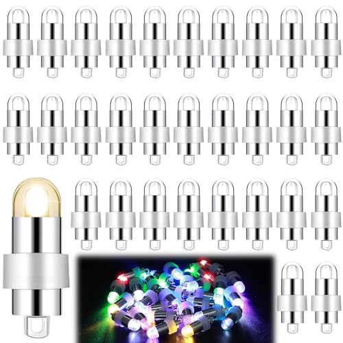 YANGUN 30 x LED Ballon Lichter, Mini Bunt Led Ballonlichter, LED Ballon Lichter Wasserdicht, LED Ballonlichter Dekoration, für Hochzeit, Weihnachten, Party von YANGUN