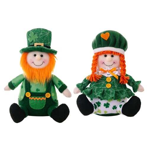 SaintPatrick's Day Zwerg Irischer Tag Plüsch Zwerg SaintPatrick's Day Zugang für Kind Geburtstag Geschenk Zwerg von YAOGUI