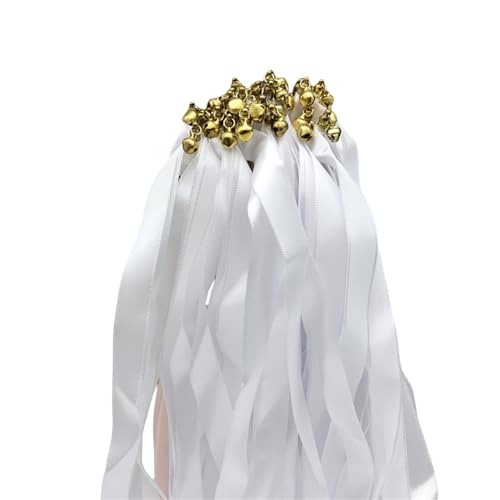 YAOGUI Weiße Spitzenbänder Zur Goldenen Hochzeitsbändern Feen Stick Wirbelnde Luftschlangen von YAOGUI