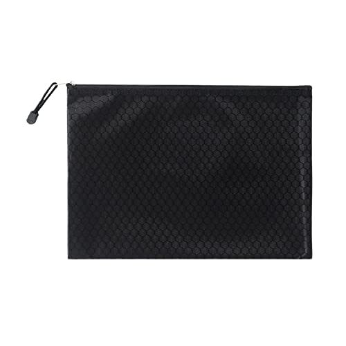 Dokumententasche A4 A5 B5 B6 B8,10 Stücke Datei Taschen mit Reißverschluss,Mesh Kunststoff Zipper Beutel Reißverschlusstasche für Bürobedarf,Dokumente,Quittung,Papier,Schreibwaren,Kosmetik Farbe B B6 von YAOTT