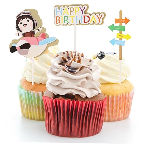 YARNOW 1 Satz Kuchen Deko Kuchen Toppers Für Geburtstagsfeiern Bunte Farben Niedliche Tortendekoration Für Vielseitig Einsetzbar Für Desserts Obst Und Mehr 25 Stück YARNOW 1 Satz Kuchen Deko Kuchen Toppers Für Geburtstagsfeiern Bunte Farben Niedliche Tortendekoration Für Vielseitig Einsetzbar Für Desserts Obst Und Mehr 25 Stück von YARNOW