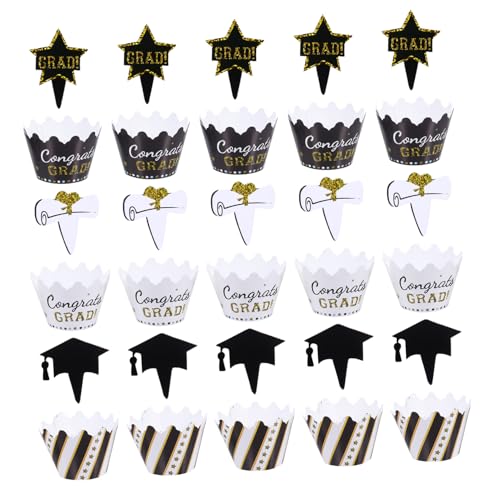 YARNOW 1 Satz Kuchen Umgebende Karten Grad Abschlussfeier Name Abschlusstorte Hochschule Kuchen Picks Felgen Dekoration Kuchendekor Abschluss-kuchenaufsatz Dessert -topper Papier Stück YARNOW 1 Satz Kuchen Umgebende Karten Grad Abschlussfeier Name Abschlusstorte Hochschule Kuchen Picks Felgen Dekoration Kuchendekor Abschluss-kuchenaufsatz Dessert -topper Papier Stück von YARNOW