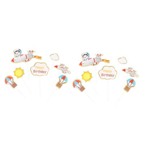 YARNOW 2 Sätze Flugzeug Themen Tortendeko Teiliges Mit Piloten Cake Toppers Für Bunte Kuchenstecker Für Geburtstagsfeiern Und Themenpartys Leicht Wiederverwendbar Und Sicher 35 Stück * 2 YARNOW 2 Sätze Flugzeug Themen Tortendeko Teiliges Mit Piloten Cake Toppers Für Bunte Kuchenstecker Für Geburtstagsfeiern Und Themenpartys Leicht Wiederverwendbar Und Sicher 35 Stück * 2 von YARNOW